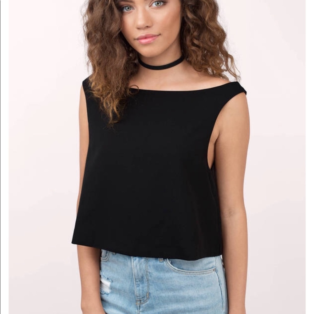 Tobi cropped sleeveless top